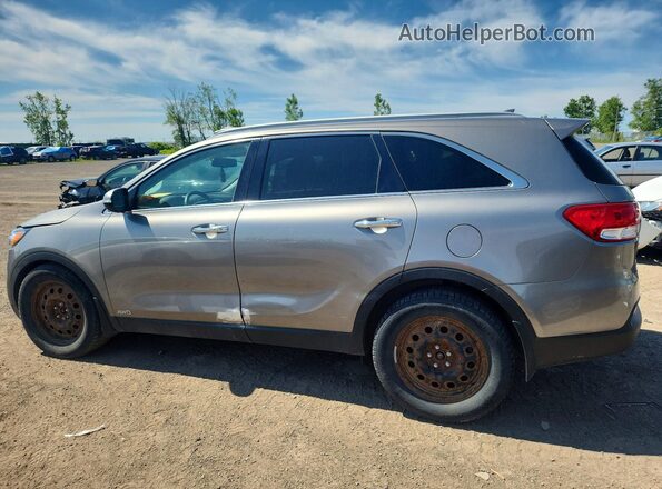 5XYPHDA15HG267985 2017 KIA SORENTO Beige Trasero izquierdo