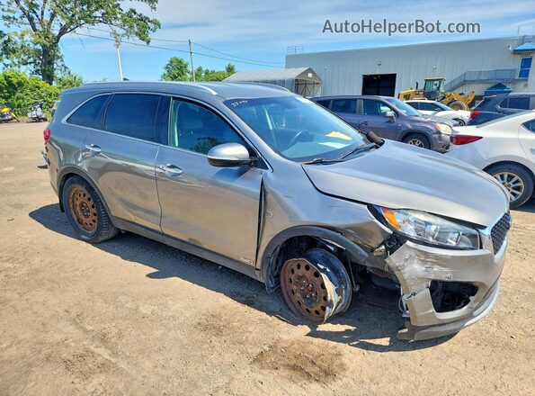 5XYPHDA15HG267985 2017 KIA SORENTO Beige Delantero derecho
