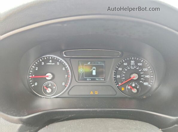 5XYPHDA16GG029366 2016 KIA SORENTO White Vista del cuadro de instrumentos