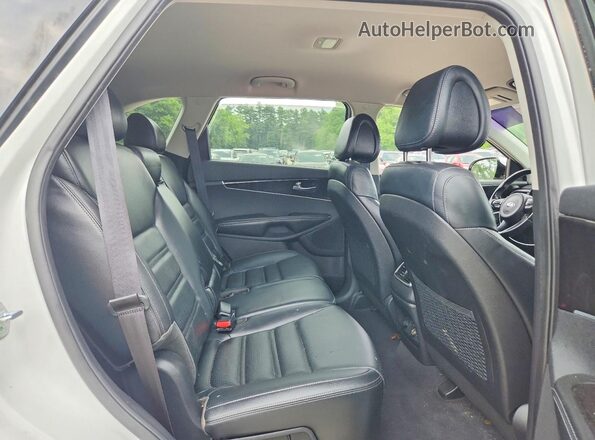 5XYPHDA16GG029366 2016 KIA SORENTO White Vista interior trasera
