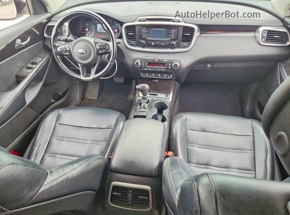 5XYPHDA16GG029366 2016 KIA SORENTO White Vista del salpicadero