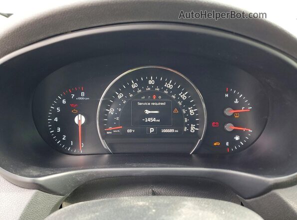 5XYPHDA16JG357829 2018 KIA SORENTO Gray Widok zestawu wskaźników