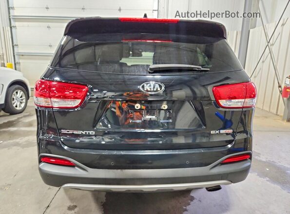 5XYPHDA18HG252655 2017 KIA SORENTO Black Widok z tyłu