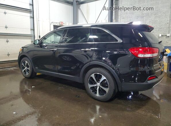 5XYPHDA18HG252655 2017 KIA SORENTO Black Tył lewy