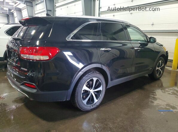 5XYPHDA18HG252655 2017 KIA SORENTO Black Tył prawy