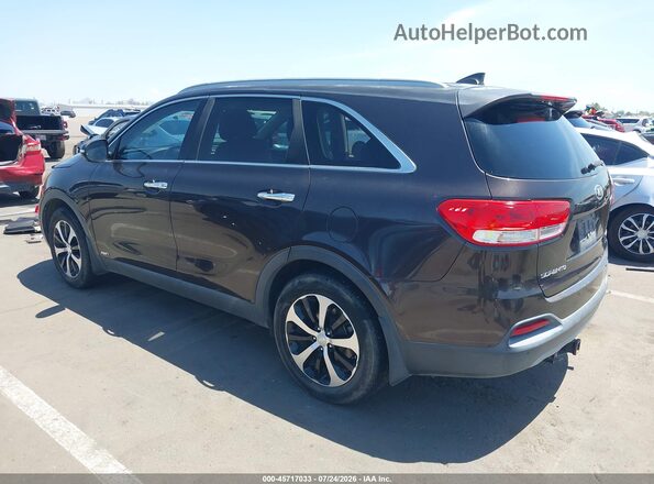5XYPHDA1XGG018046 2016 KIA SORENTO Brown Задня ліва чверть