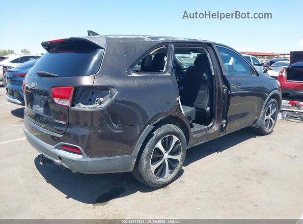 5XYPHDA1XGG018046 2016 KIA SORENTO Brown Вид спереду