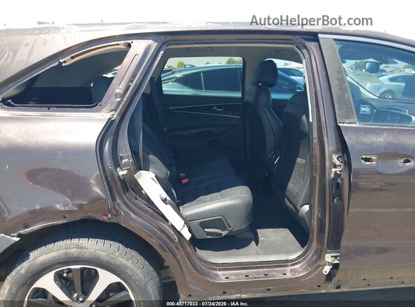 5XYPHDA1XGG018046 2016 KIA SORENTO Brown Вид наклейки з VIN-кодом