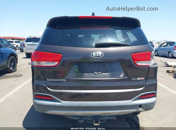 5XYPHDA1XGG018046 2016 KIA SORENTO Brown 
