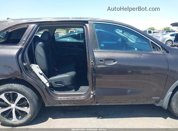 5XYPHDA1XGG018046 2016 KIA SORENTO Brown Панорамний вид салону 360°