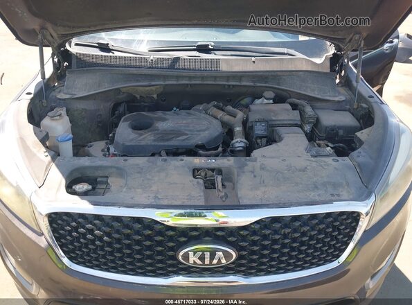 5XYPHDA1XGG018046 2016 KIA SORENTO Brown Вид ззаду
