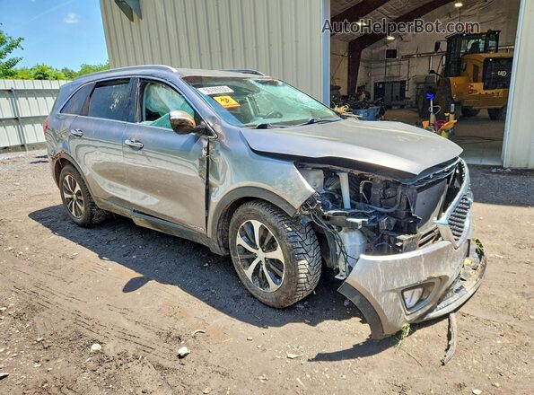 5XYPHDA50GG143964 2016 KIA SORENTO Gray Передня права чверть