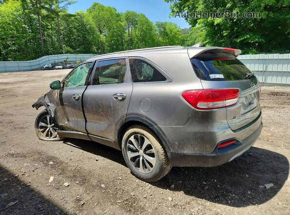 5XYPHDA50GG143964 2016 KIA SORENTO Gray Задня ліва чверть