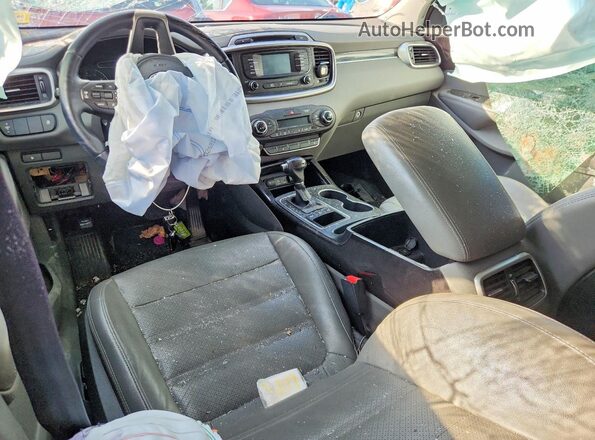 5XYPHDA50GG143964 2016 KIA SORENTO Gray Вид панелі приладів