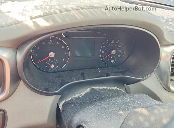 5XYPHDA50GG143964 2016 KIA SORENTO Gray Вид щитка приладів