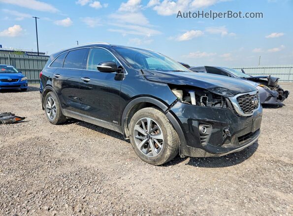 5XYPHDA50KG468039 2019 KIA SORENTO Black Delantero derecho