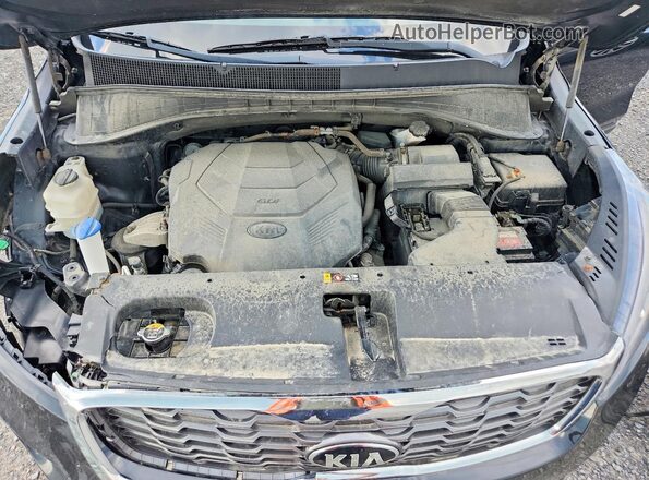 5XYPHDA50KG468039 2019 KIA SORENTO Black Vista del compartimento del motor