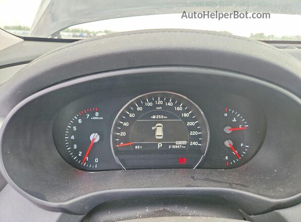 5XYPHDA50KG468039 2019 KIA SORENTO Black Vista del cuadro de instrumentos