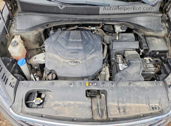 5XYPHDA50KG468865 2019 KIA SORENTO Gray Սալոնի հետևի տեսք