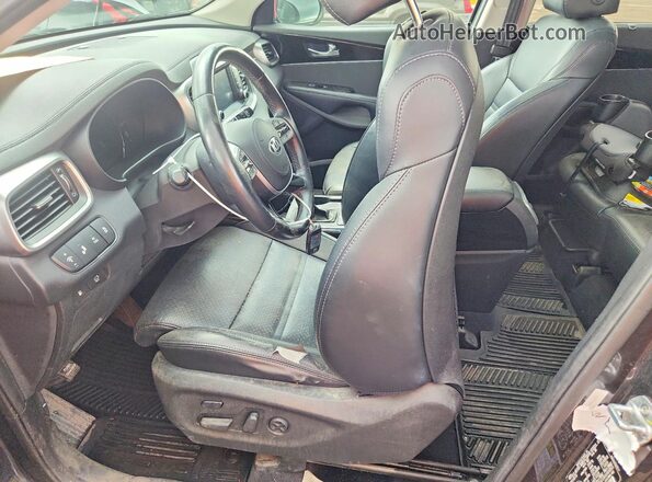 5XYPHDA50KG468865 2019 KIA SORENTO Gray Սալոնի դիմացի տեսք