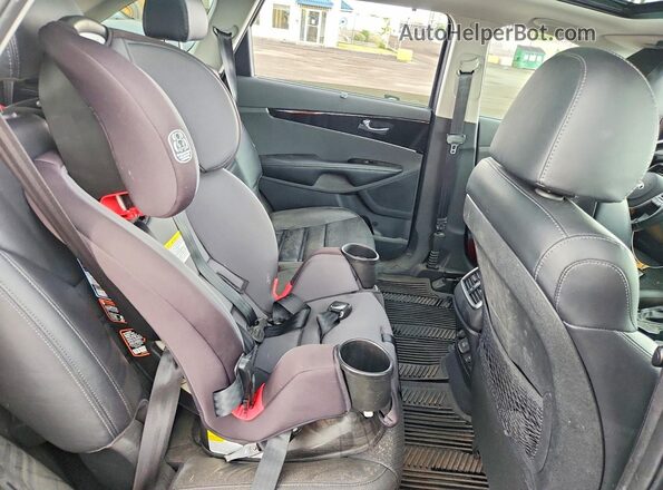5XYPHDA50KG468865 2019 KIA SORENTO Gray Հետևի նստատեղերի տեսք