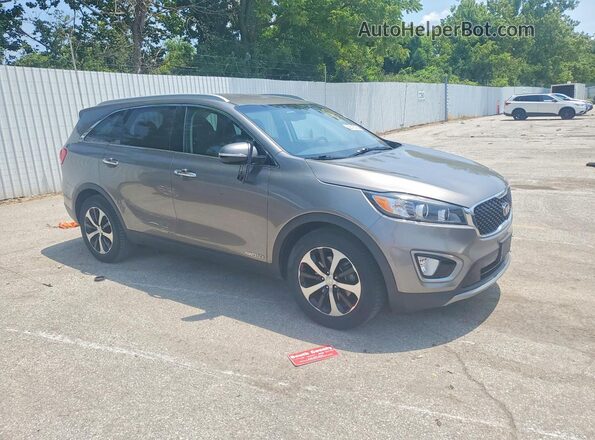 5XYPHDA51GG092233 2016 KIA SORENTO Gray Front right