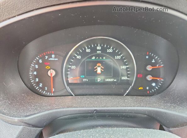5XYPHDA51HG235960 2017 KIA SORENTO Silver Սարքավորումների վահանակի տեսք