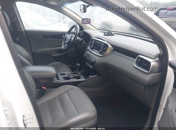 5XYPHDA52GG066725 2016 KIA SORENTO White Widok wnętrza z przodu