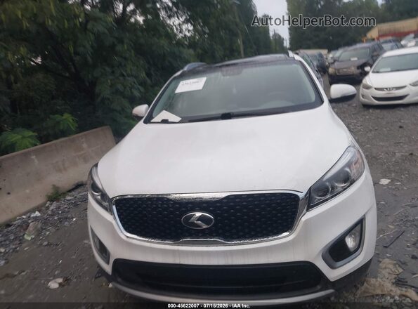 5XYPHDA52GG066725 2016 KIA SORENTO White Widok zestawu wskaźników