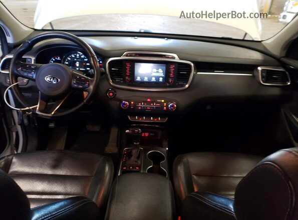 5XYPHDA52HG289607 2017 KIA SORENTO White Առջևի վահանակի տեսք