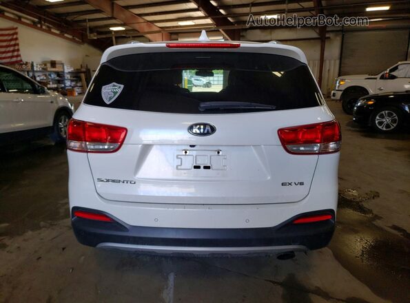 5XYPHDA52HG289607 2017 KIA SORENTO White Հետևի տեսք