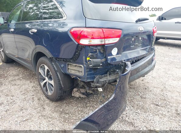5XYPHDA52HG303893 2017 KIA SORENTO Blue Front view