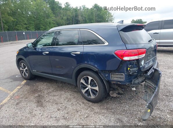 5XYPHDA52HG303893 2017 KIA SORENTO Blue Rear left
