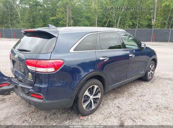 5XYPHDA52HG303893 2017 KIA SORENTO Blue Rear right