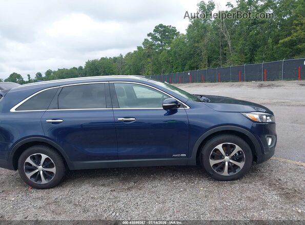 5XYPHDA52HG303893 2017 KIA SORENTO Blue 360 interior view