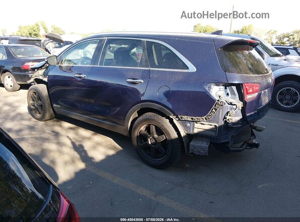 5XYPHDA52JG394055 2018 KIA SORENTO Blue Tył lewy