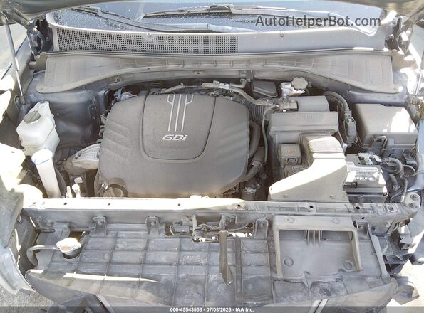5XYPHDA52JG394055 2018 KIA SORENTO Blue Widok z tyłu