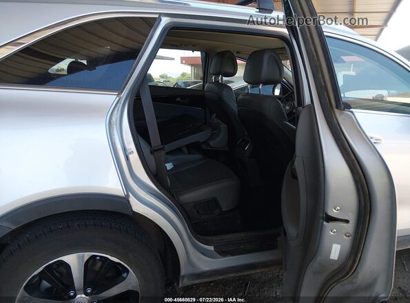 5XYPHDA53GG179163 2016 KIA SORENTO Silver Widok naklejki z numerem VIN