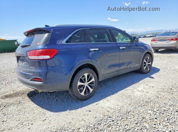 5XYPHDA53JG396624 2018 KIA SORENTO Blue Tył prawy