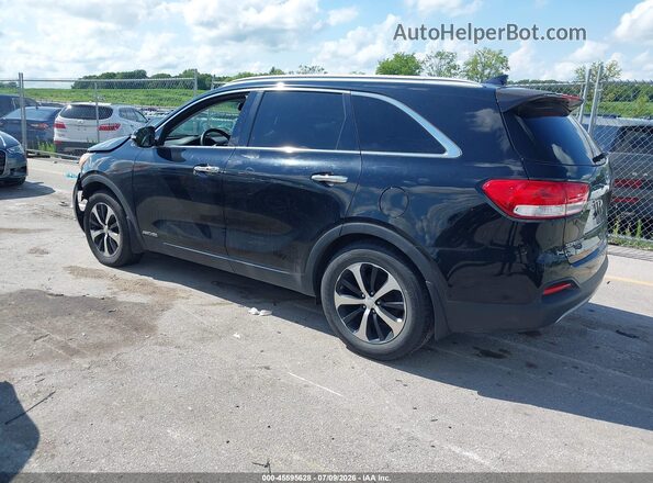 5XYPHDA54GG159570 2016 KIA SORENTO Black Trasero izquierdo