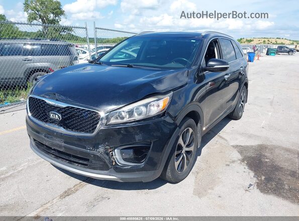 5XYPHDA54GG159570 2016 KIA SORENTO Black Vista frontal