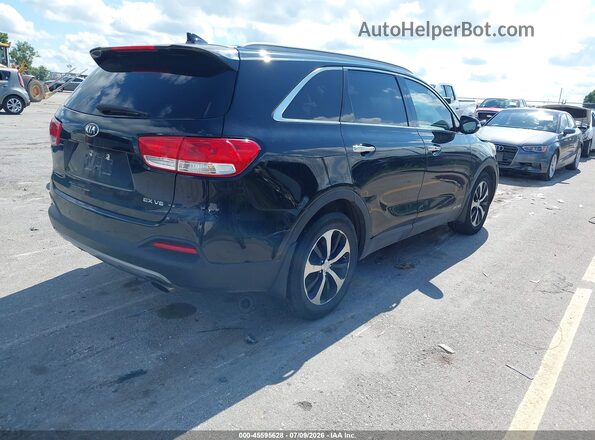 5XYPHDA54GG159570 2016 KIA SORENTO Black Trasero derecho