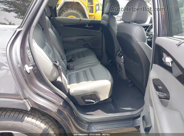 5XYPHDA55GG041785 2016 KIA SORENTO Gray VIN კოდის სტიკერის ხედი