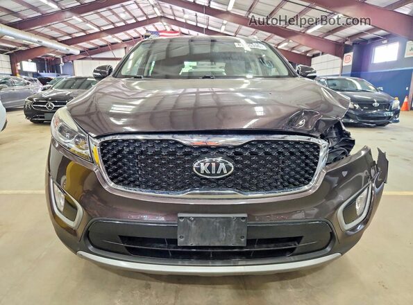5XYPHDA55GG104058 2016 KIA SORENTO Purple Вид спереду