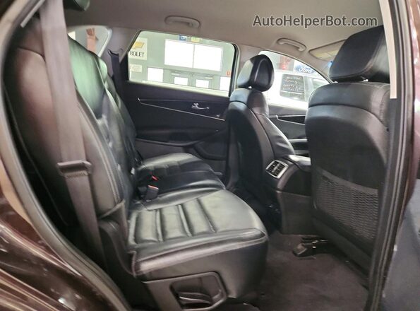 5XYPHDA55GG104058 2016 KIA SORENTO Purple Вид задньої частини салону