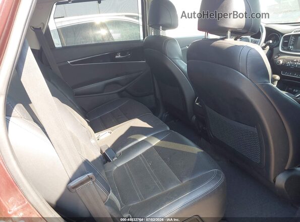5XYPHDA55HG200791 2017 KIA SORENTO Maroon VIN sticker view