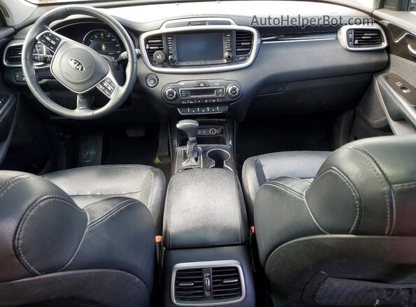 5XYPHDA55KG464343 2019 KIA SORENTO Maroon Widok deski rozdzielczej