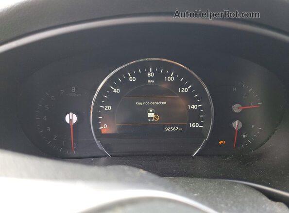 5XYPHDA55KG464343 2019 KIA SORENTO Maroon Widok zestawu wskaźników