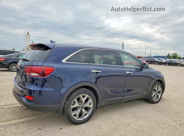 5XYPHDA55KG609588 2019 KIA SORENTO Blue Rear right