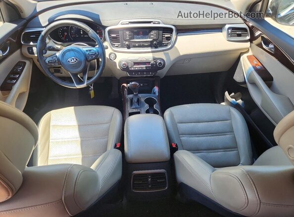 5XYPHDA56GG001828 2016 KIA SORENTO Black Вид панелі приладів